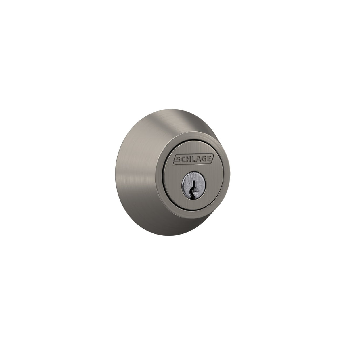 Schlage J-Series JD60 Single Cylinder Deadbolt – Satin Nickel