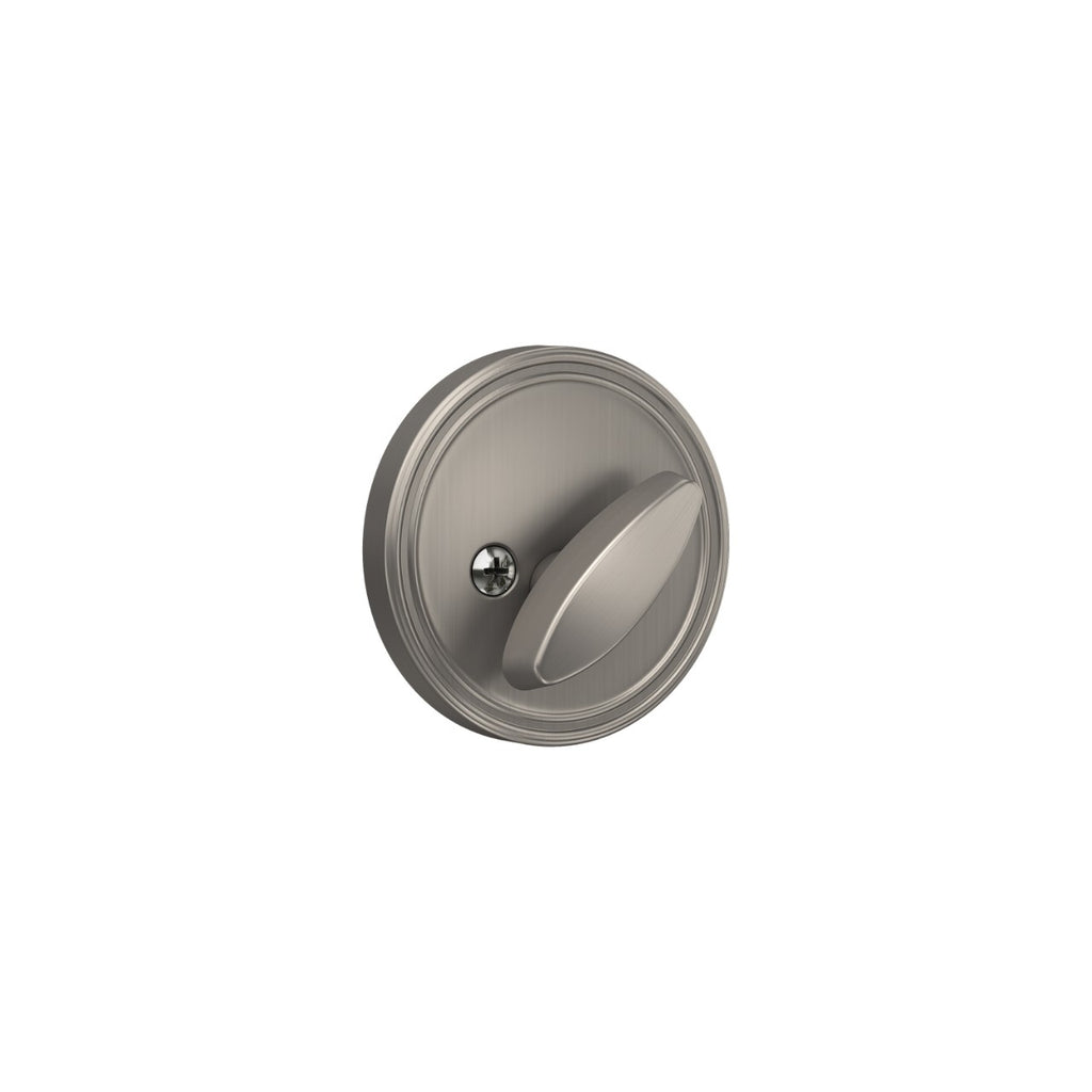 Schlage J-Series JD60 Single Cylinder Deadbolt – Satin Nickel